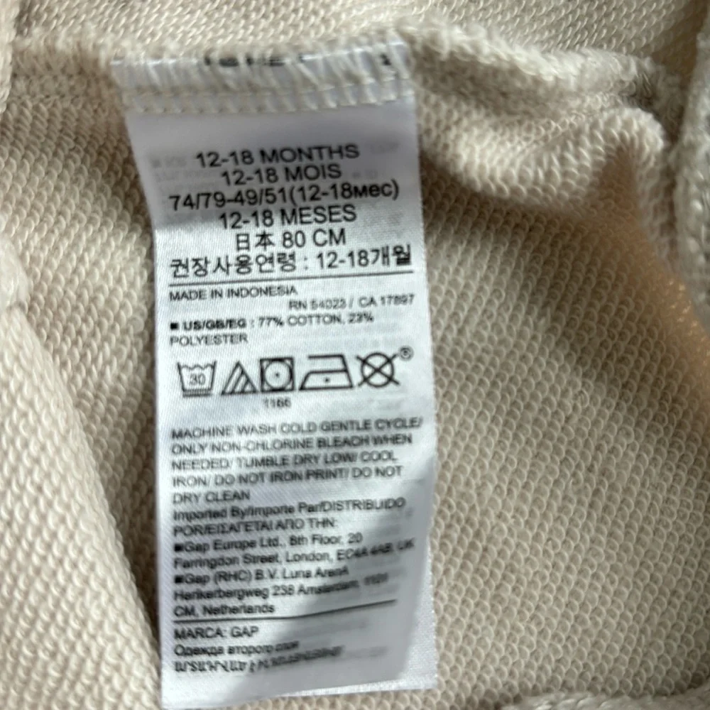 BabyGap Disney Mickey Mouse Logo Hoodie and Pull On Joggers